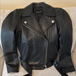 MADEWELL Black Leather Jacket